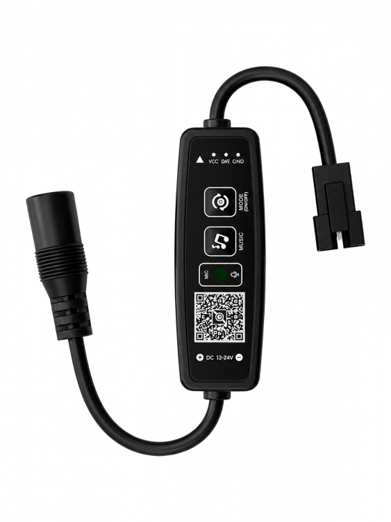 Огонек OG-LDL44 LED контроллер DC 12-24В (Bluetooth, RGB, 3PIN)